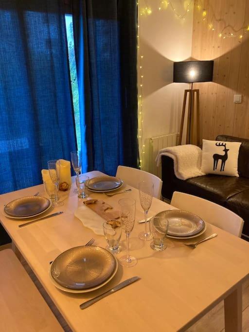 La Marmotte: Vue Mont Blanc, Terrasse, Parking Apartman Combloux Kültér fotó